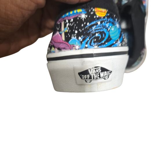 Vans Slip-On Psychedelic Galaxy Space Mushroom Print Shoes Men 7.5 / W 9 - Picture 7 of 8